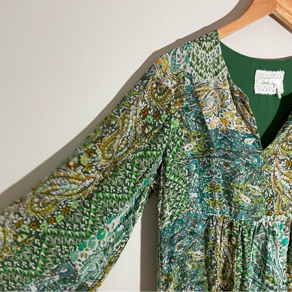 Anthropologie Amelie Silk Kimono Dress - Picture 4 of 8
